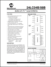 Click here to download 24LC08 Datasheet