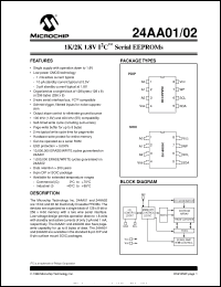 Click here to download 24AA01 Datasheet