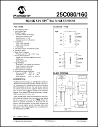 Click here to download 25C160-/P Datasheet