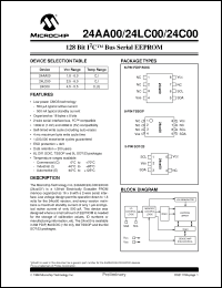Click here to download 24AA00 Datasheet