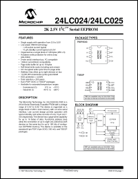 Click here to download 24LC024T-I/SN Datasheet