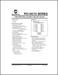 Click here to download PIC16C72-02 Datasheet