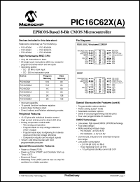 Click here to download PIC16C62X-04 Datasheet