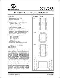 Click here to download 27LV256-25/P Datasheet