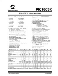 Click here to download PIC16C61 Datasheet