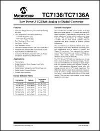 Click here to download TC7136RCPL Datasheet