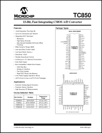 Click here to download TC850CLW Datasheet