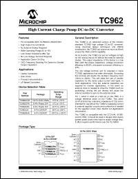 Click here to download TC962CPA Datasheet