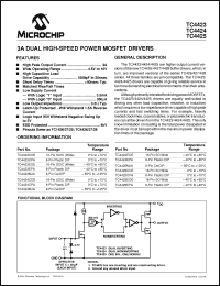 Click here to download TC4425CPA Datasheet