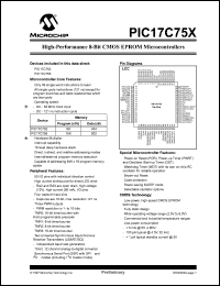 Click here to download PIC17C752-16 Datasheet