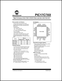 Click here to download PIC17C766-25I/L Datasheet