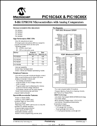 Click here to download PIC16C642-20I/SP Datasheet