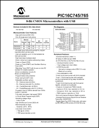 Click here to download PIC16C765/JW Datasheet