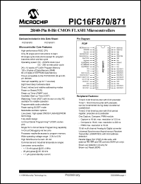 Click here to download PIC16F870-I/SS Datasheet