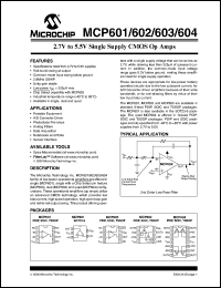 Click here to download MCP603-I/SN Datasheet
