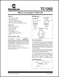 Click here to download TC1262-25VAB Datasheet
