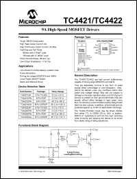 Click here to download TC4422CAT Datasheet
