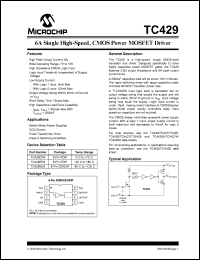 Click here to download TC429CPA Datasheet