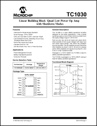 Click here to download TC1030EQRTR Datasheet