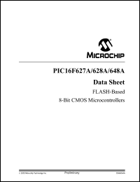 Click here to download PIC16F627A-I/SOxxx Datasheet
