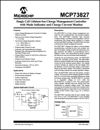 Click here to download MCP73827-4.2VUA Datasheet