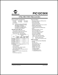 Click here to download 12C509 Datasheet