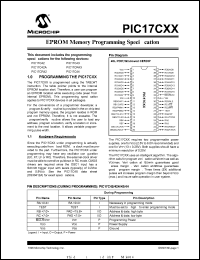 Click here to download PIC17CC44 Datasheet