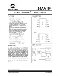 Click here to download 24AA164P Datasheet