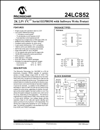 Click here to download 24LC52 Datasheet