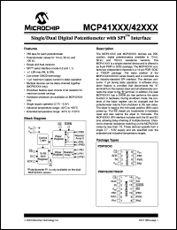 Click here to download MCP41100-I/SN Datasheet