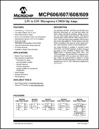 Click here to download MCP607 Datasheet