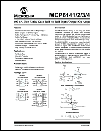 Click here to download MCP6143 Datasheet