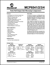 Click here to download MCP6543 Datasheet