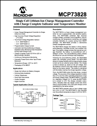 Click here to download MCP73828 Datasheet