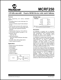 Click here to download MCRF250-I/W Datasheet