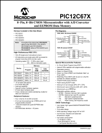 Click here to download PIC12C671-10 Datasheet