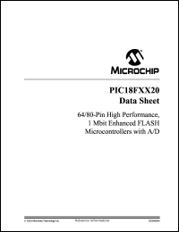Click here to download PIC18LF8720-I/PT Datasheet