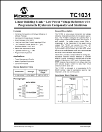Click here to download TC1031 Datasheet
