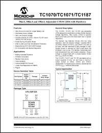 Click here to download TC1187 Datasheet