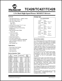 Click here to download TC427 Datasheet