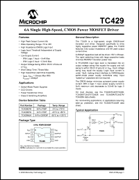 Click here to download TC429 Datasheet