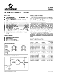 Click here to download TC4420 Datasheet