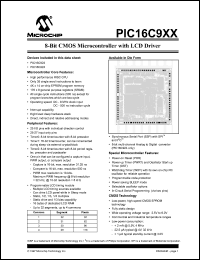 Click here to download PIC16C923 Datasheet