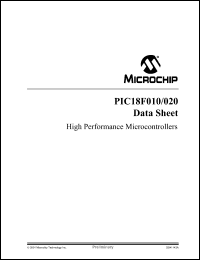 Click here to download PIC18F010-I/SO Datasheet