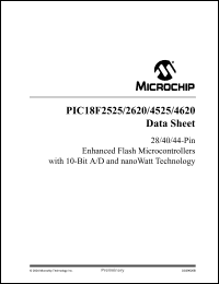 Click here to download PIC18LF4620-I/P301 Datasheet