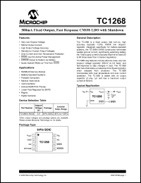 Click here to download TC1268-2.5VOA Datasheet