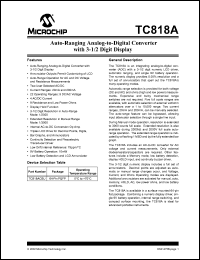 Click here to download TC818 Datasheet