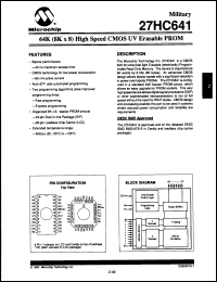 Click here to download 27HC641-55/L Datasheet