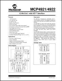 Click here to download MCP4922-EST Datasheet