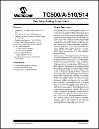 Click here to download TC500AIOG Datasheet